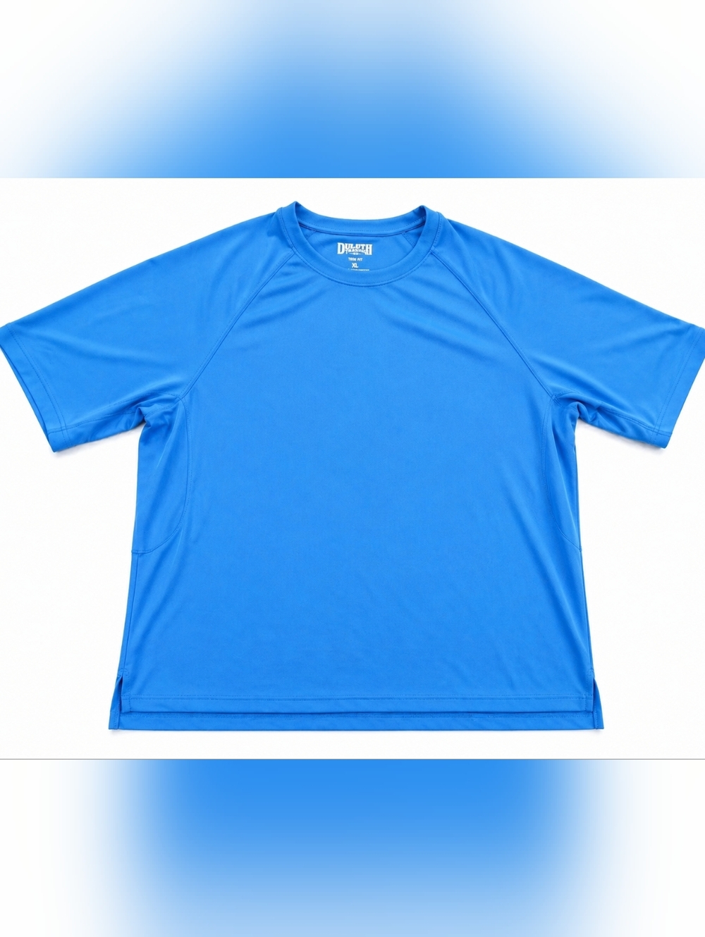 Duluth Trading Co Blue Performance Tee Men’s XL Athletic Gym Shirt